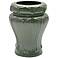 Haeger Potteries Arts and Crafts Grueby Green 12" High Vase