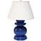 Haeger Potteries Blue Cottage Ceramic Table Lamp