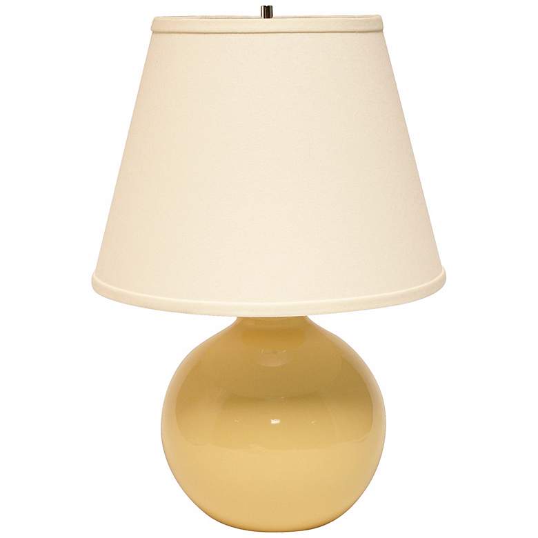 Image 1 Haeger Potteries Saffron Bristol Bottle Ceramic Table Lamp