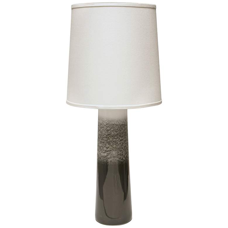 Image 1 Haeger Potteries Streamline Ceramic Cloud Grey Table Lamp
