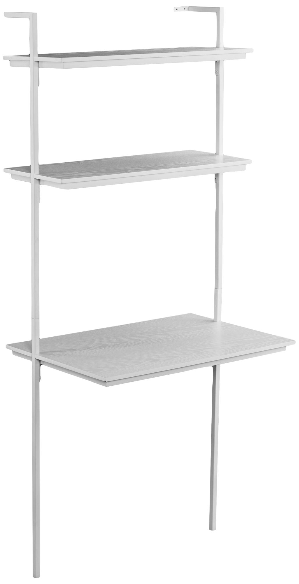 3 shelf desk