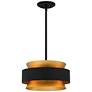 Hagley 3-Light Earth Black Pendant