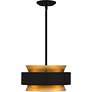 Thumbnail4 of Hagley 3-Light Earth Black Pendant more views