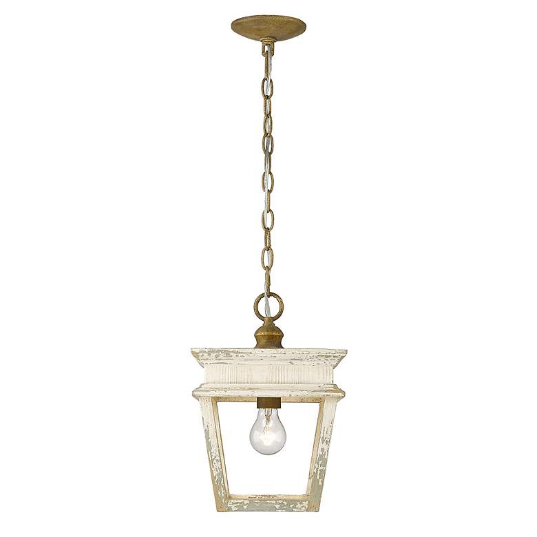 Image 5 Haiden 9 1/2" Wide Burnished Chestnut Mini Pendant more views