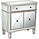 Hailey 32" Wide Mirrored Console Accent Cabinet