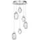 Hailstone 15 3/4"W Polished Chrome LED Multi Light Pendant