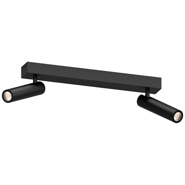 Image 1 Haim 11" Aimable Textured Black Double Surface Mount