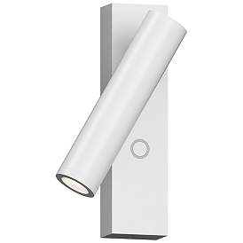 Image1 of Haim 5.25" Aimable Textured White Wall Lamp