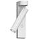 Haim 6" Aimable Textured White Wall Lamp w/Uplight