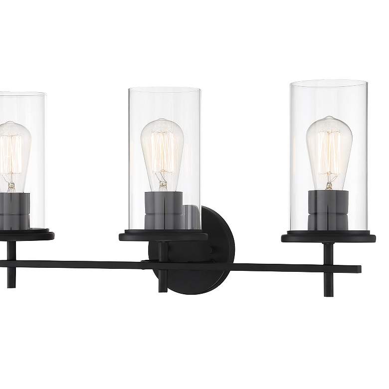 Image 2 Haisley 23" Wide Coal 3-Light Bath Vanity Light more views