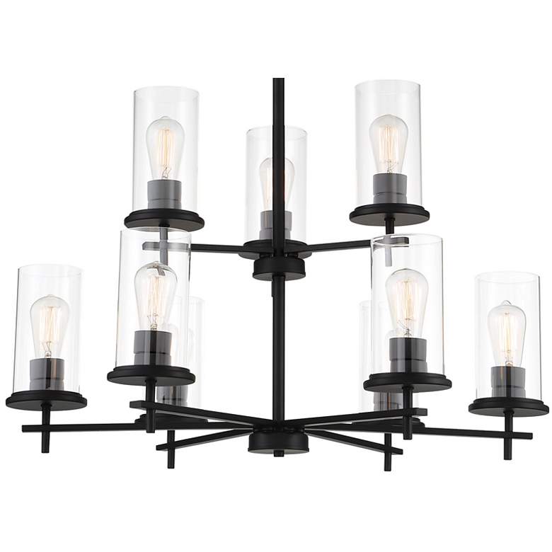 Image 4 Haisley 31 1/2" Wide Coal 9-Light Chandelier more views
