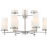 2_Haisley 31 1/2"W Nickel Chandelier by Minka Lighting Inc. more views