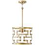 2_Hala 13" Wide Patinaed Brass and Natural Jute Pendant Light