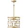 Hala 13" Wide Patinaed Brass and Natural Jute Pendant Light