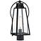 Halder Bridge 18 1/2" High Sand Black Outdoor Post Light