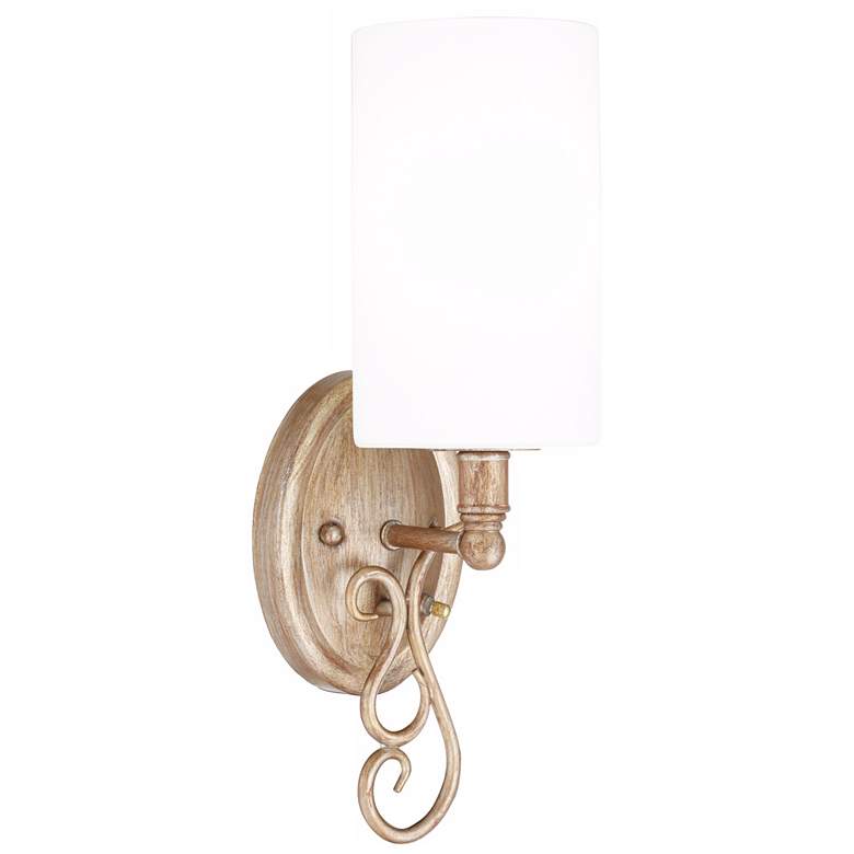 Image 1 Haley 16 1/2 inch High Curl Wall Sconce with On-Off Switch