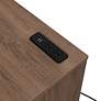 4_Haley 19" Wide Chestnut Brown Nightstand with USB Charger more views
