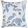 Haley Rain Blue 20" Square Decorative Pillow