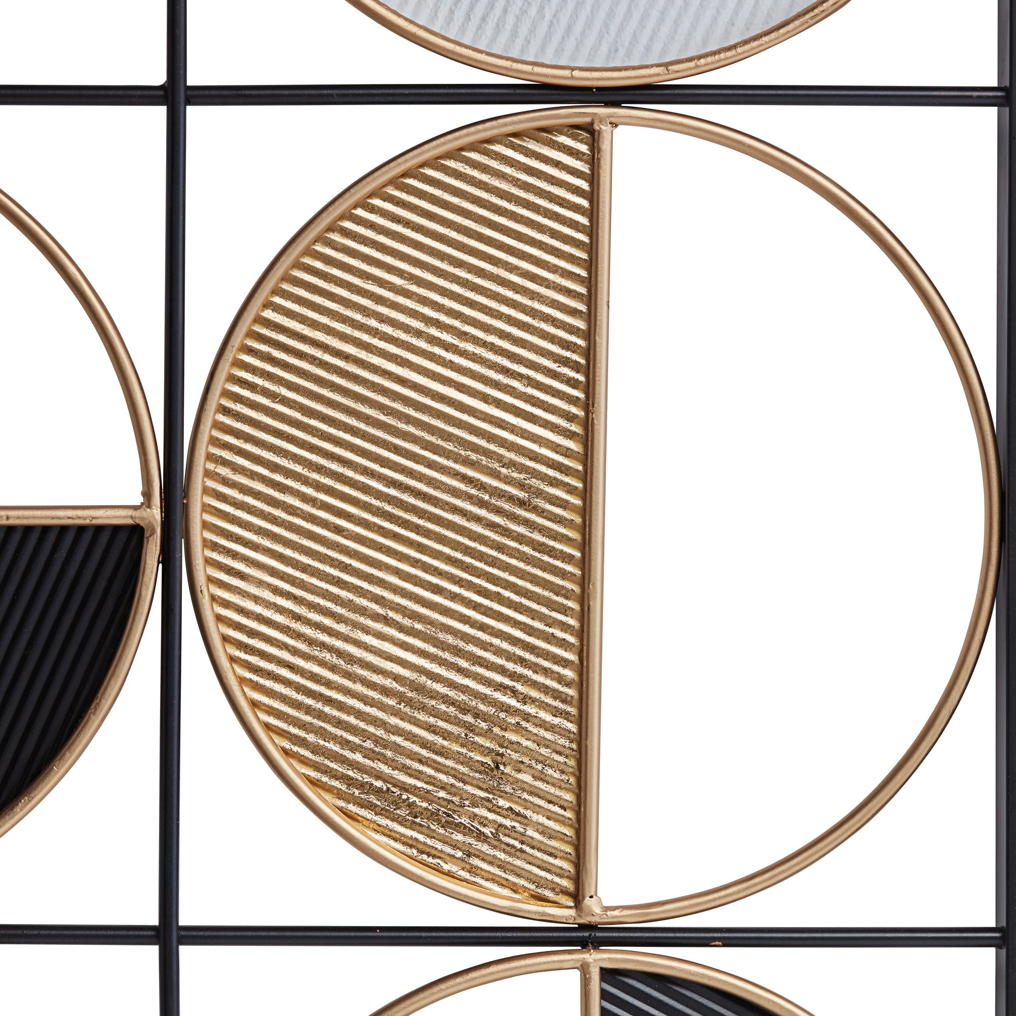 Half Circle 40" High MultiColor Metal Wall Art 91A67 Lamps Plus