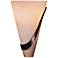 Half Cone with Sweep Right 12" High Wall Sconce