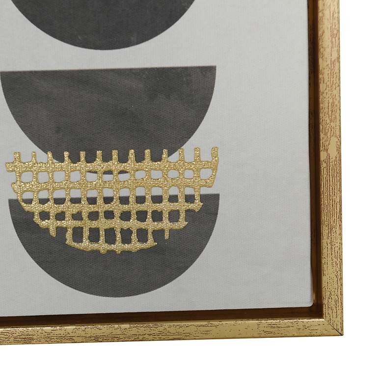 Image 6 Half Moon Games - Printed Canvas Framed with Foil Accents Wall Art more views