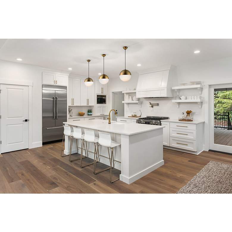 Image 6 Half Moon Large LED Pendant more views