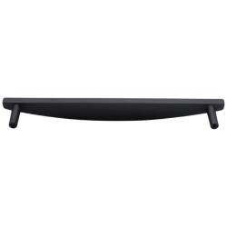 Half Moon Matte Black Metal 13 3/4" Wide Appliance Pull