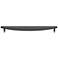 Half Moon Matte Black Metal 19 3/4" Wide Appliance Pull