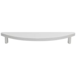 Half Moon Satin Nickel Metal 13 3/4" Wide Appliance Pull