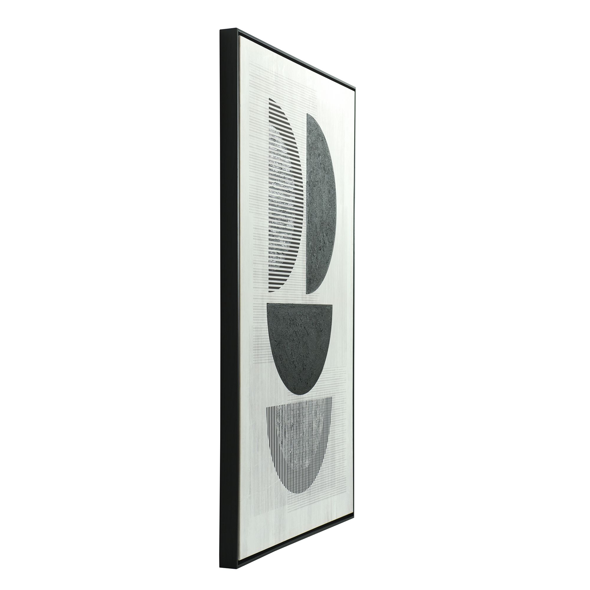 Image 3 Half Plates 31.5" x 47.2" Contemporary Hand Painted Canvas Wall A more views