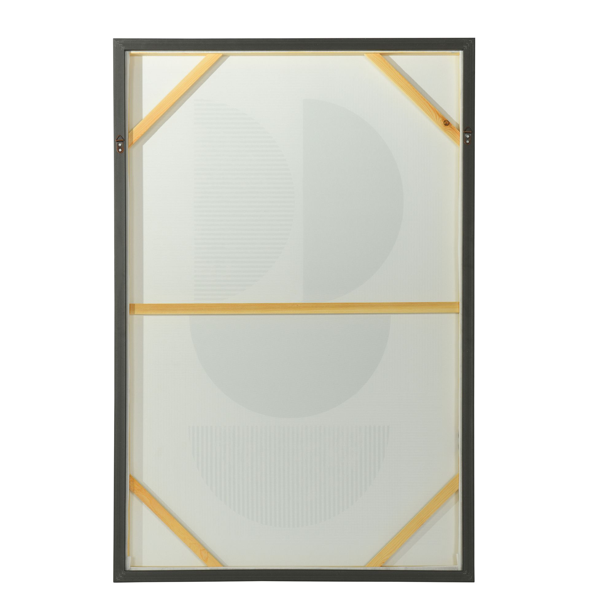 Image 4 Half Plates 31.5" x 47.2" Contemporary Hand Painted Canvas Wall A more views