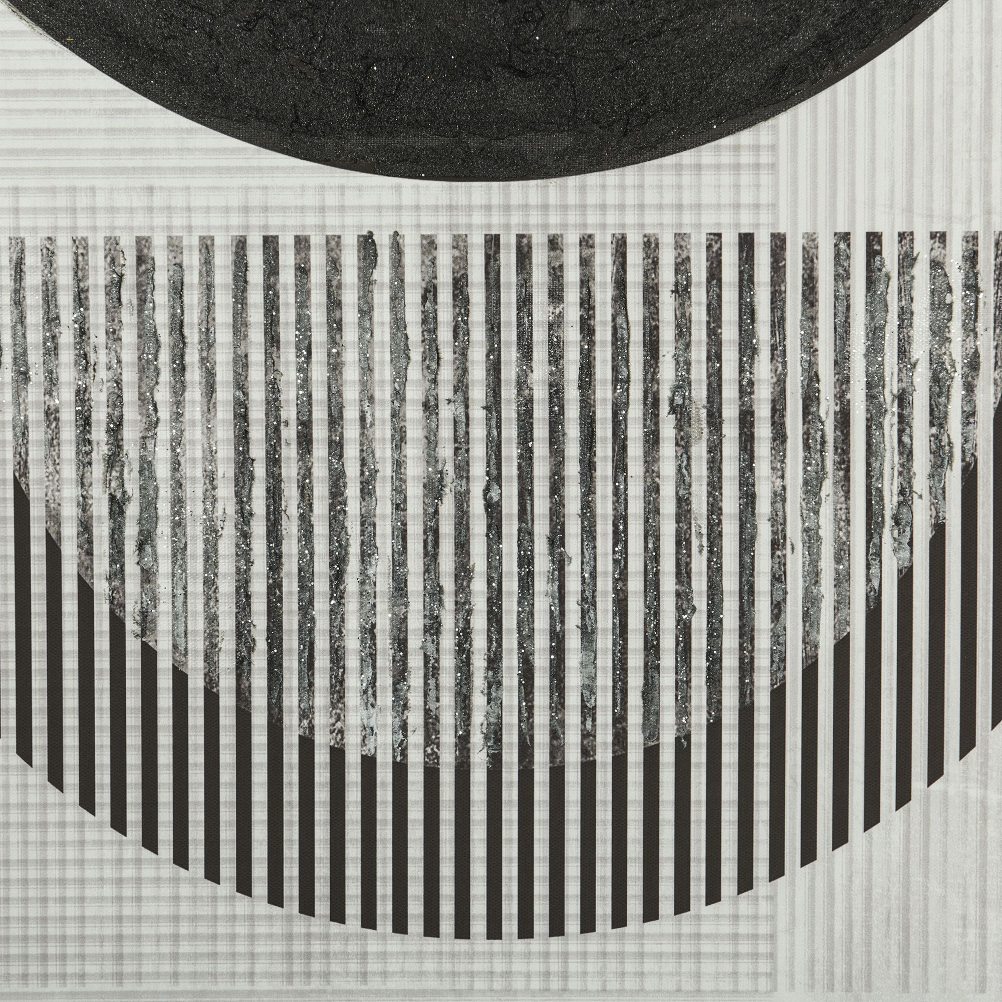 Image 5 Half Plates 31.5" x 47.2" Contemporary Hand Painted Canvas Wall A more views