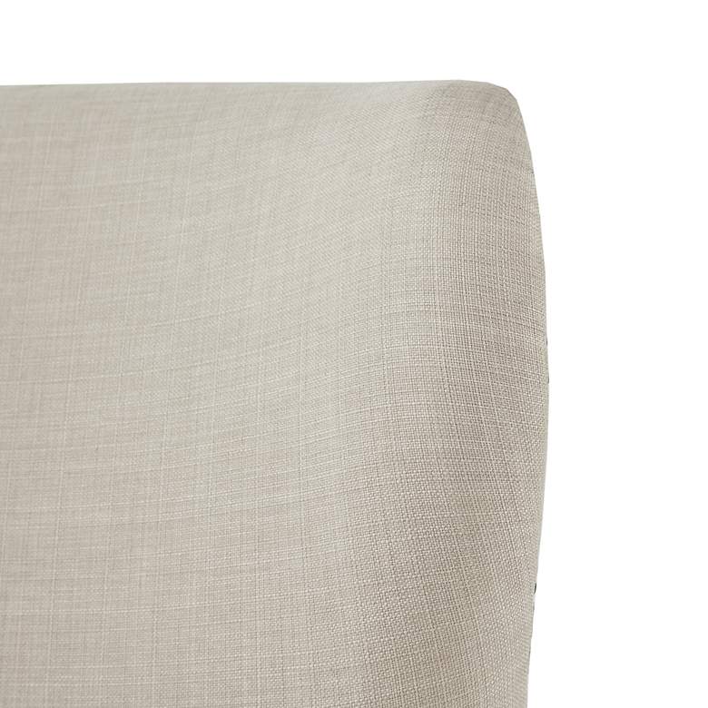 Image 3 Halford Natural Fabric Accent Wingback Chair more views