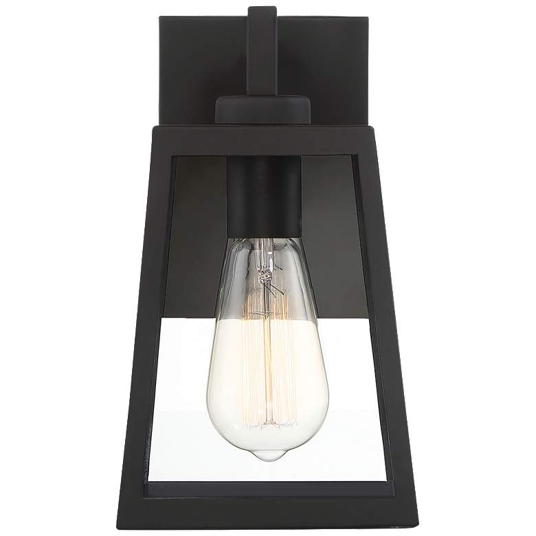 Image 1 Halifax; 1 Light; Small Lantern; Matte Black Finish with Clear Glass