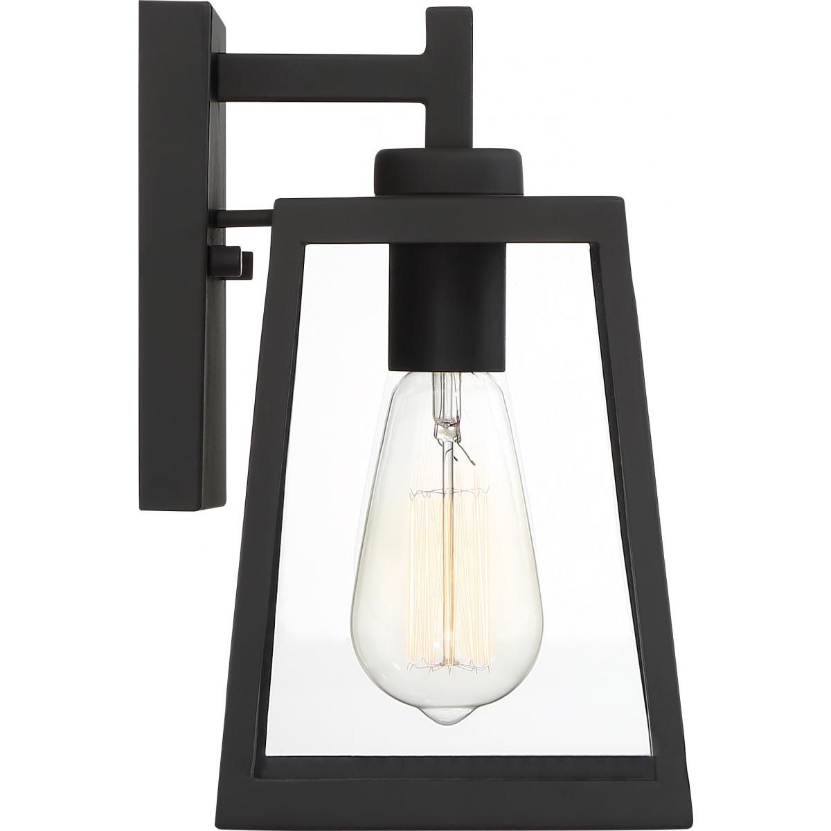 Image 3 Halifax; 1 Light; Small Lantern; Matte Black Finish with Clear Glass more views