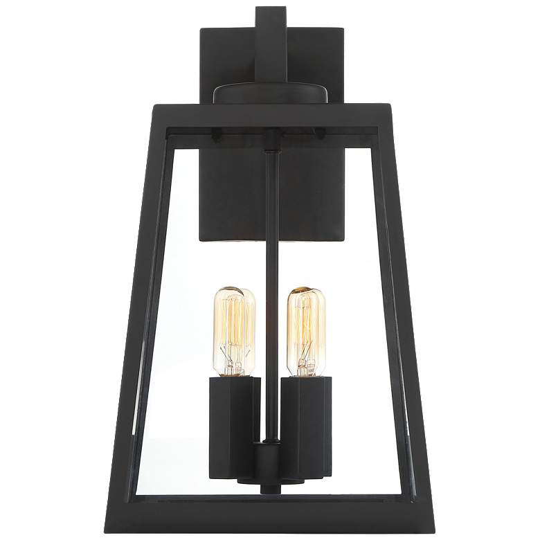 Image 1 Halifax; 4 Light; Large Lantern; Matte Black Finish with Clear Glass