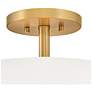 Thumbnail3 of Halle 14 1/2" Wide Lacquered Brass 3-Light Ceiling Light more views