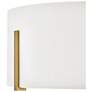 Thumbnail4 of Halle 14 1/2" Wide Lacquered Brass 3-Light Ceiling Light more views
