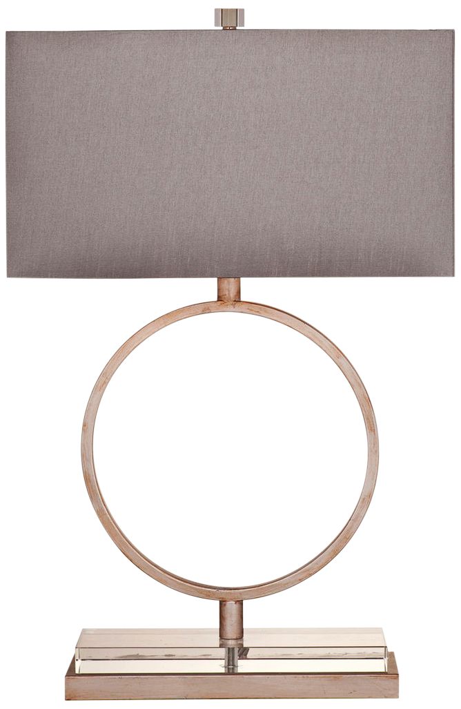 Halle Antique Silver Leaf Metal Table Lamp 58K92 Lamps Plus