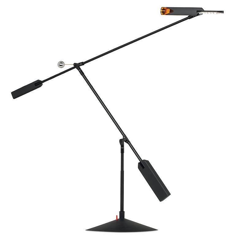 Image 1 Halley Adjustable LED Black Finish Desk Lamp