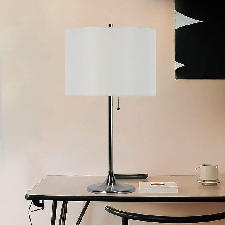 Image 3 Halley Brush Steel Metal Table Lamps Set of 2 more views
