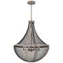 1_Hallie 4-Light Distressed Grey Wood Pendant Light