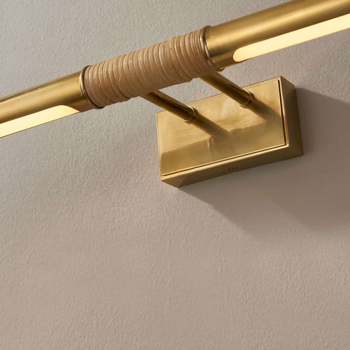 Image 4 Hallstead 24" Wide Aged Brass Direct Wire LED Picture Light more views