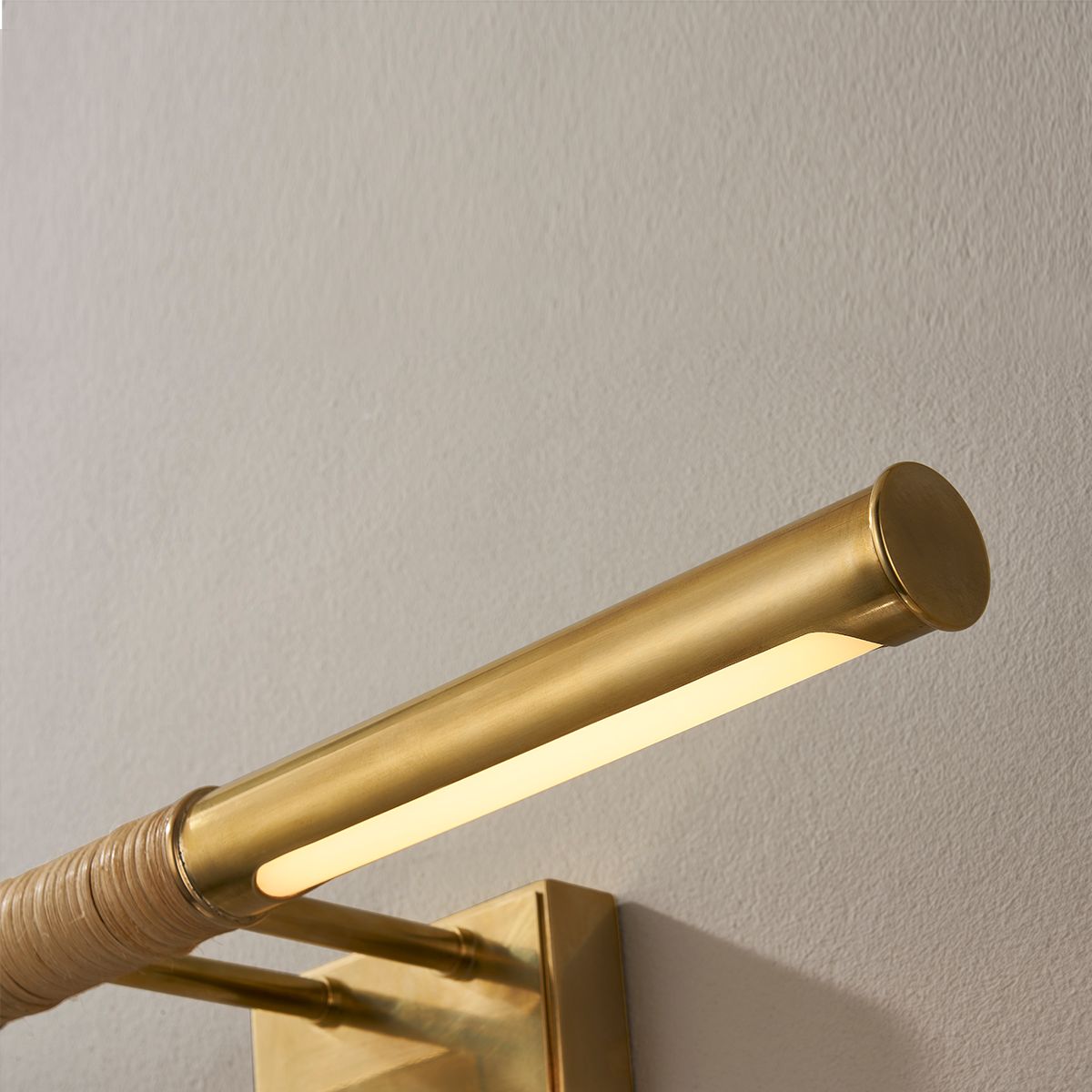 Image 5 Hallstead 24" Wide Aged Brass Direct Wire LED Picture Light more views