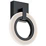 1_Halo 10.75" High Black LED Sconce