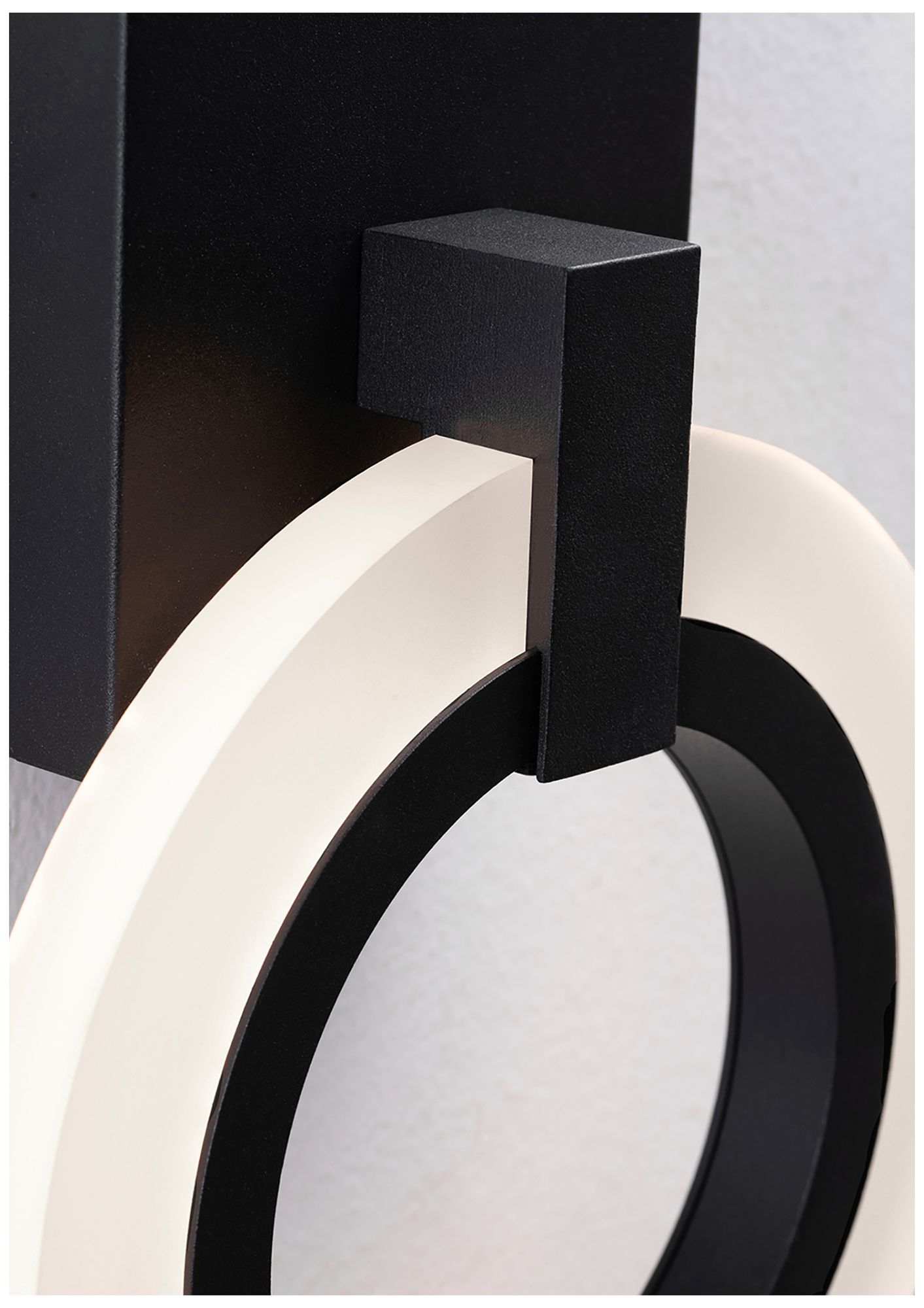 Image 3 Halo 10.75" High Black LED Sconce more views