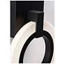 3_Halo 10.75" High Black LED Sconce more views
