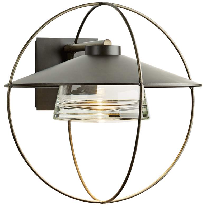 Image 1 Halo 17" High Dark Smoke Large Outdoor Wall Light