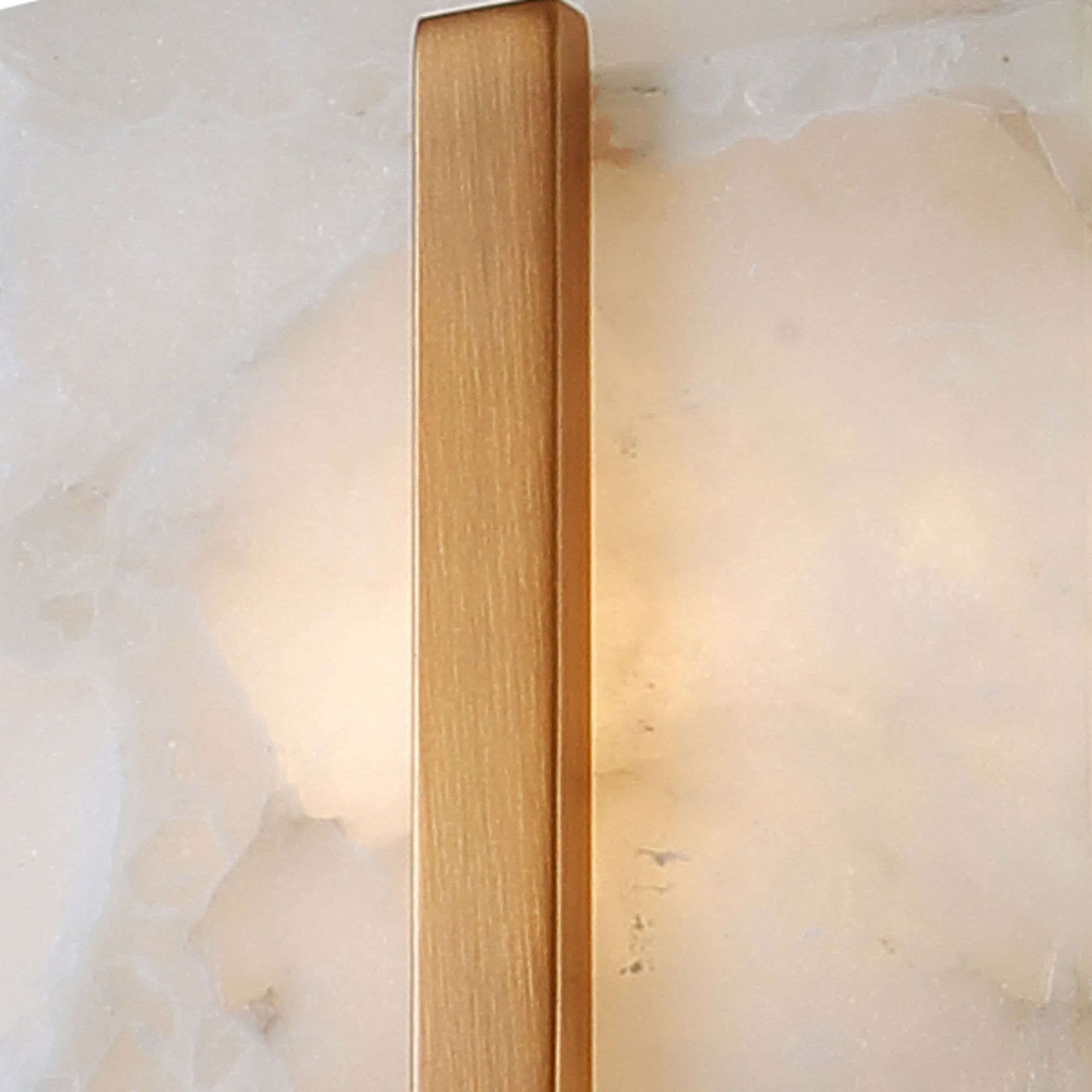 Image 4 Halo 33"W Antique Brass and Alabaster 8-Light Chandelier more views