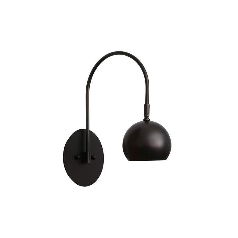 Image 1 Halo 5" Wide Mahogany Bronze Direct Wire LED Picture Light